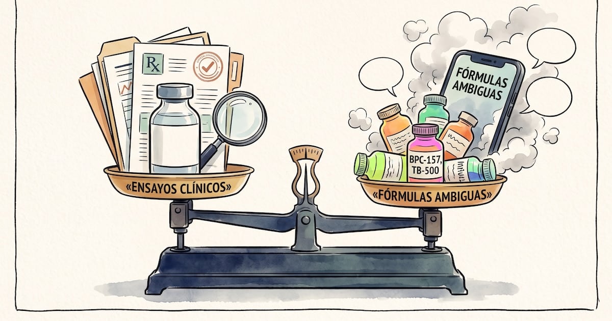 Péptidos bajo la lupa: por qué un especialista neoyorquino pidió no tratar a todos los compuestos como si fueran el mismo remedio