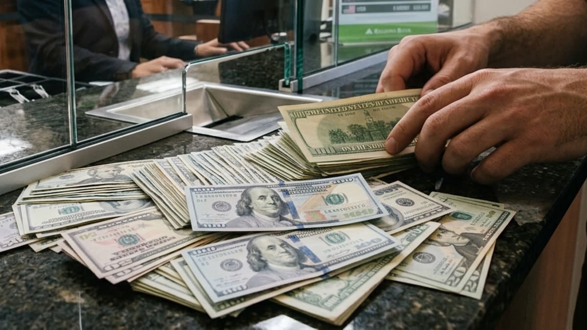 Dólar: el oficial cerró a $1540 y el blue a $1545 en el Banco Nación, antes de la rueda del martes 6 de octubre
