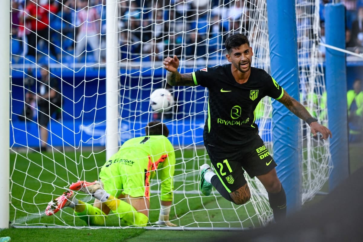 Cuti Romero la sacó del aire y Atlético se vuelve a Madrid con tres puntos que valen oro