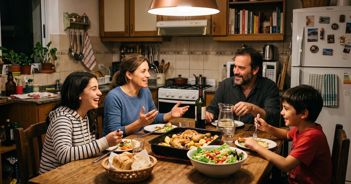 La mesa familiar como escuela: por qué compartir las comidas cambia lo que comen los chicos