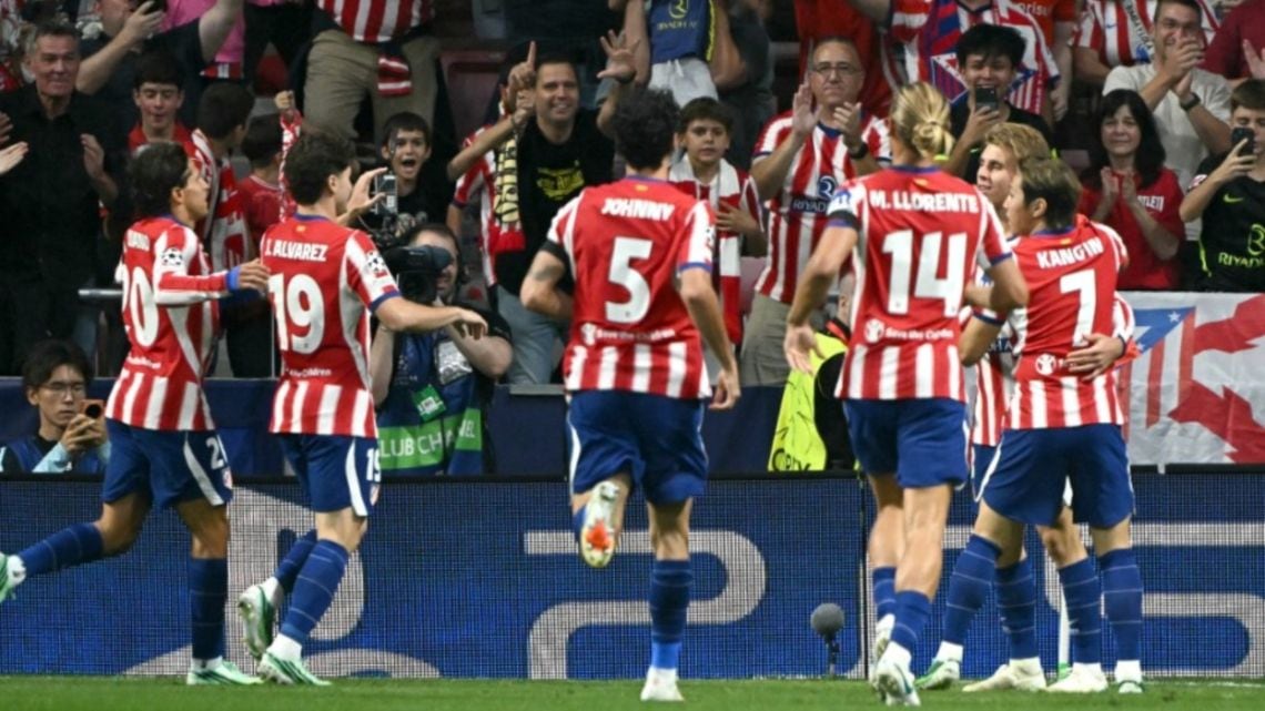 El Atleti recuperó la memoria europea y le pintó la cara al United en el Metropolitano