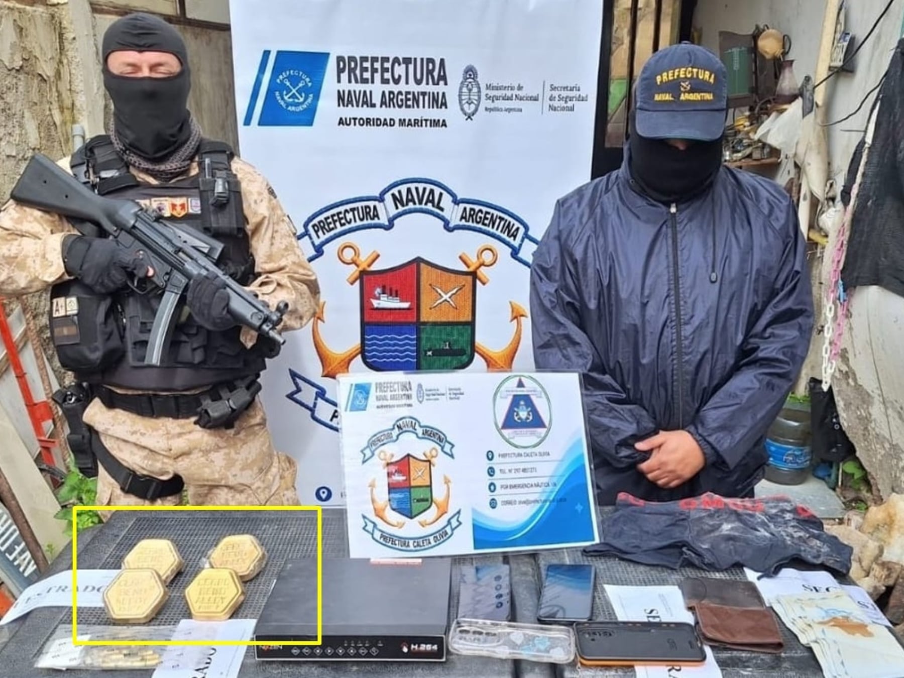 Caleta Olivia: la Justicia descartó que las piezas secuestradas fueran lingotes de oro y confirmó que se trata de una aleación industrial usada en radioterapia