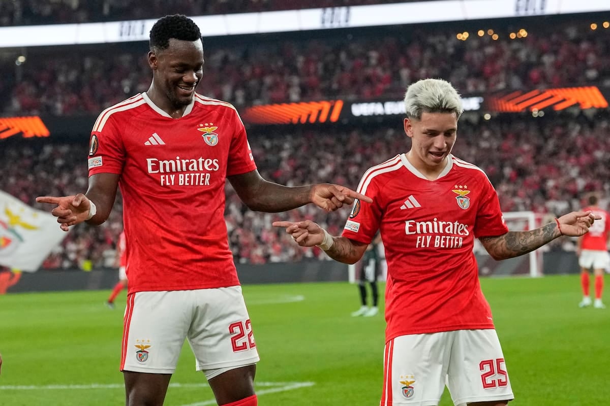Goleada albiceleste en Europa: Prestianni y Hezze se llevan todos los flashes