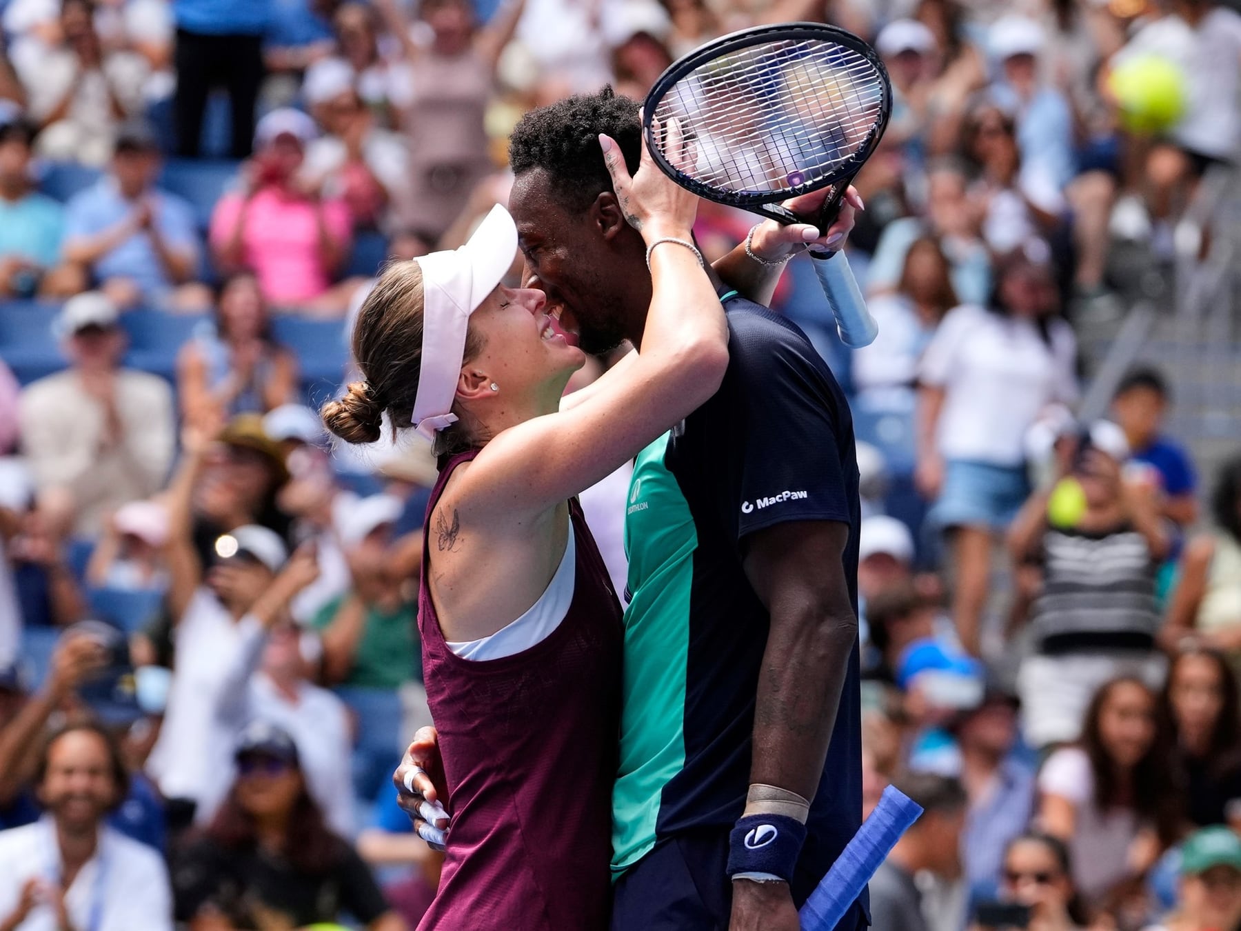 Svitolina, Monfils y un final a la francesa: el amor no le ganó a la guerra